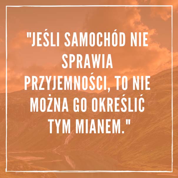 Sentencja - samochody