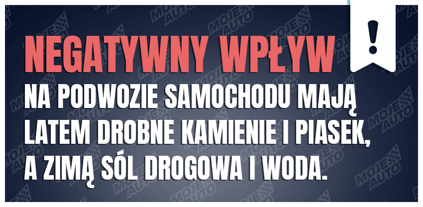 Co ma negatywny wpływ na podwozie