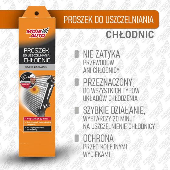 Proszek do uszczelniania chłodnic Moje Auto