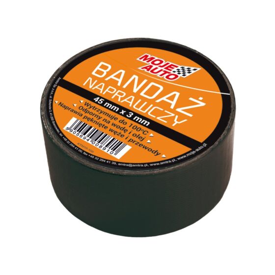 RaptorWrap Bandage De Réparation Fibre De Verre - 2m X 50mm, Résiste à 450°C, Pour Échappement Et Plomberie