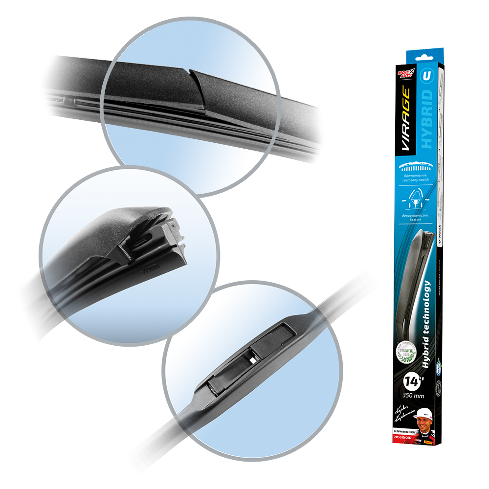 moje-auto.pl | Moje Auto Virage – wycieraczka hybrydowa z adapterem typu „U”