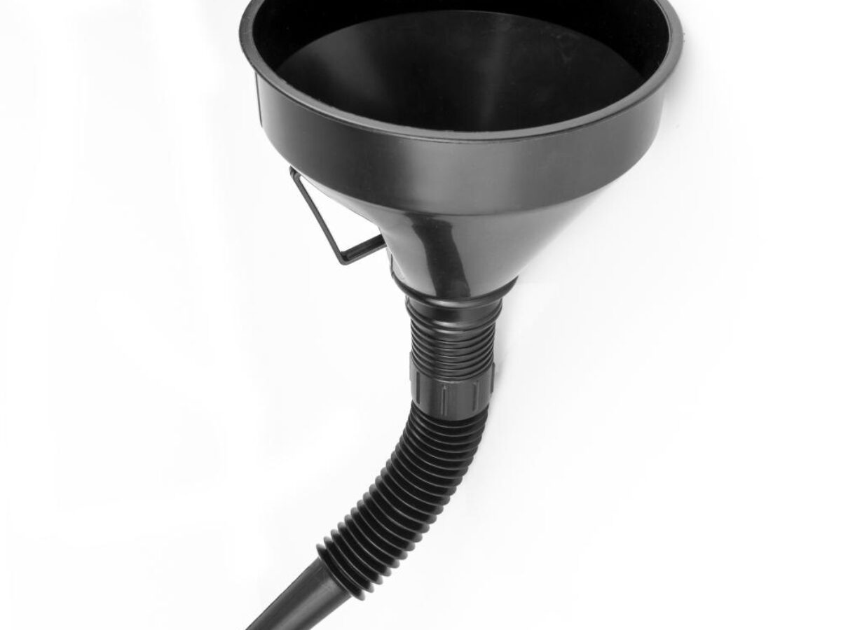 Lot De 2 Entonnoirs Longs 29cm - Entonnoir à Carburant Huile Essence Pour Moto Voiture Agricole