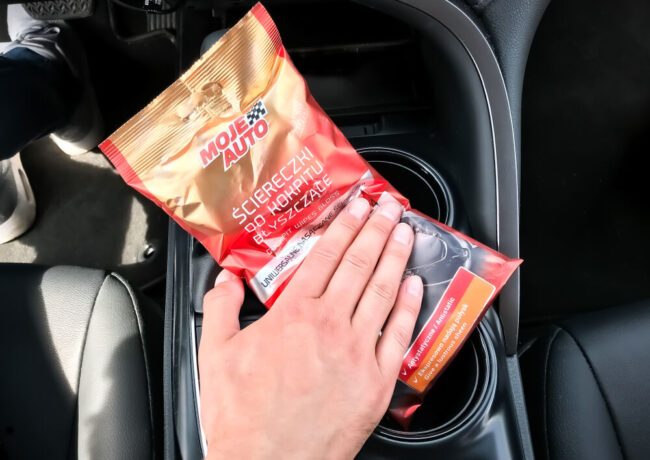 moje-auto.pl | Moje Auto Ściereczki do kokpitu Wanilia - Błyszczące