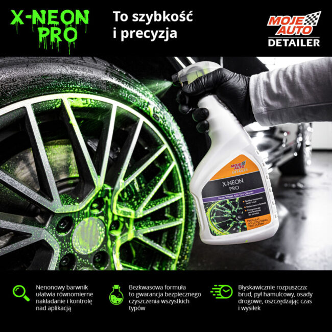 moje-auto.pl | Moje Auto Detailer X-Neon Pro Preparat do czyszczenia felg i opon
