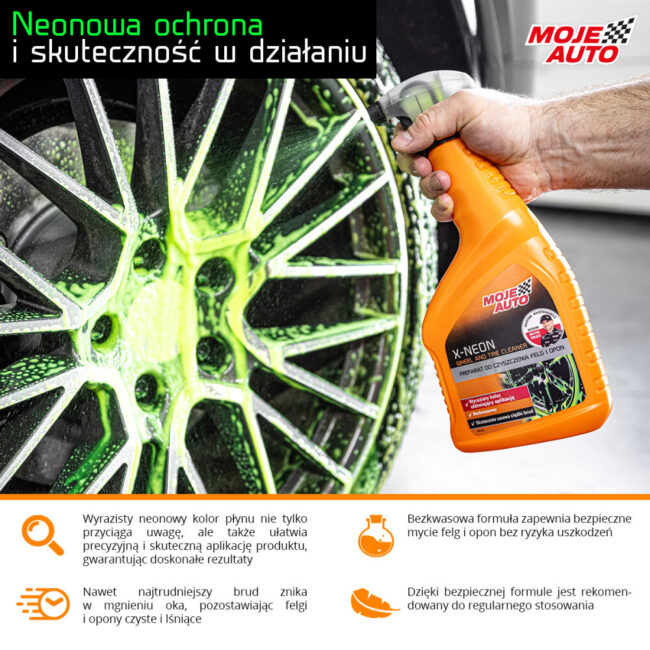 moje-auto.pl | Moje Auto - Preparazione cerchi e pneumatici X-NEON 750ml - Atomizzatore