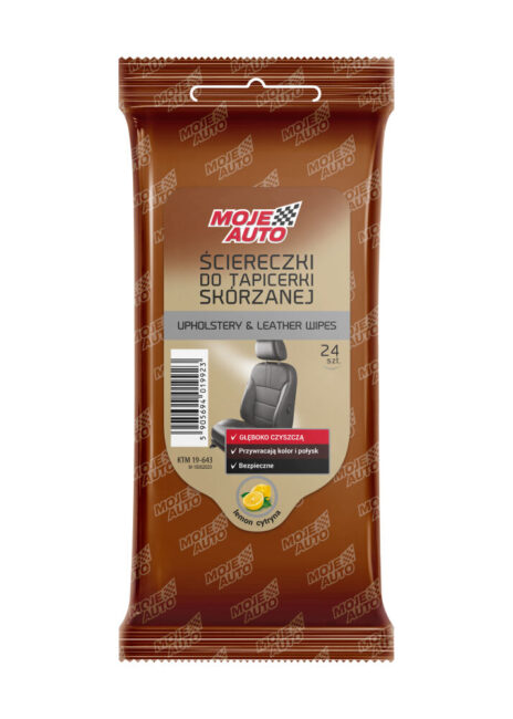 moje-auto.pl | Moje Auto Ściereczki do tapicerki skórzanej - cytryna