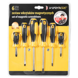 Zestaw wkrętaków magnetycznych 6 szt.