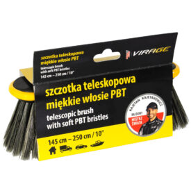 Szczotka teleskopowa miękkie włosie PBT 145-250cm 10'